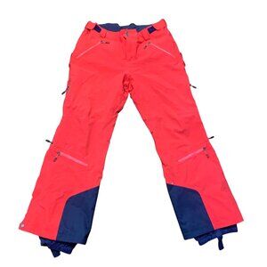 Columbia Mens Omni-Heat Titanium XL Red Navy Insulated Ski Pants Pockets